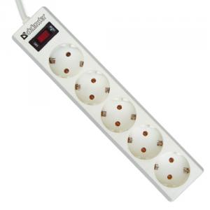 Surge protector for 5 sockets Defender ES2