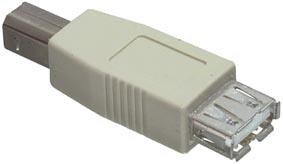 Perejimas USB A kistukas--> USB B lizdas