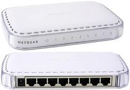 NETGEAR GS608 Mini Switch Ethernet Gigabit 8 ports 10/100/1000 Mb 