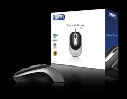 Sweex MI500 Optical 800 DPI Mouse PS/2, Silver/Black