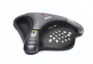 Polycom VoiceStation 300 analog conference phone for small rooms and offices