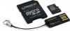 KINGSTON MBLY4G2/16GB 16GB microSDHC Class 4 with 2 adapters+ MicroSD