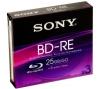 Sony Pack of 3 BNE25B 25 GB BD-RE Rewritable Blu-ray Discs, 3 vnt. Pakas bluray diskeliu,  2x certified, single layer, crystal box code:4905524552720 